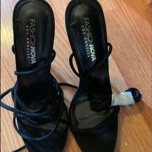 Fashion Nova Rhinestone heels